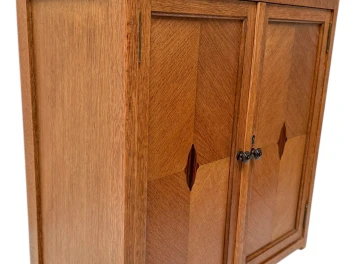 Art Deco Amsterdamse School Wall Cabinet by 't Woonhuys Amsterdam, 1920s